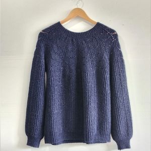 Blue Knit Joules Crew Neck Sweater